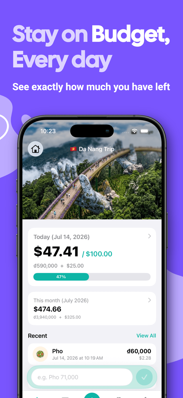 NomadBudget screenshot
